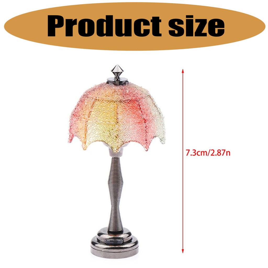 1/12 Scale Dollhouses Lampshade Miniature Furniture Pretend Play for Kids Doll House Furniture Model for Dollhouses
