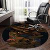 FNAF,Five Nights at Freddy's Chair mat Round Rug Office carpet, Non slip, Suitable for Living Rooms, Bedrooms Decor.1205606a