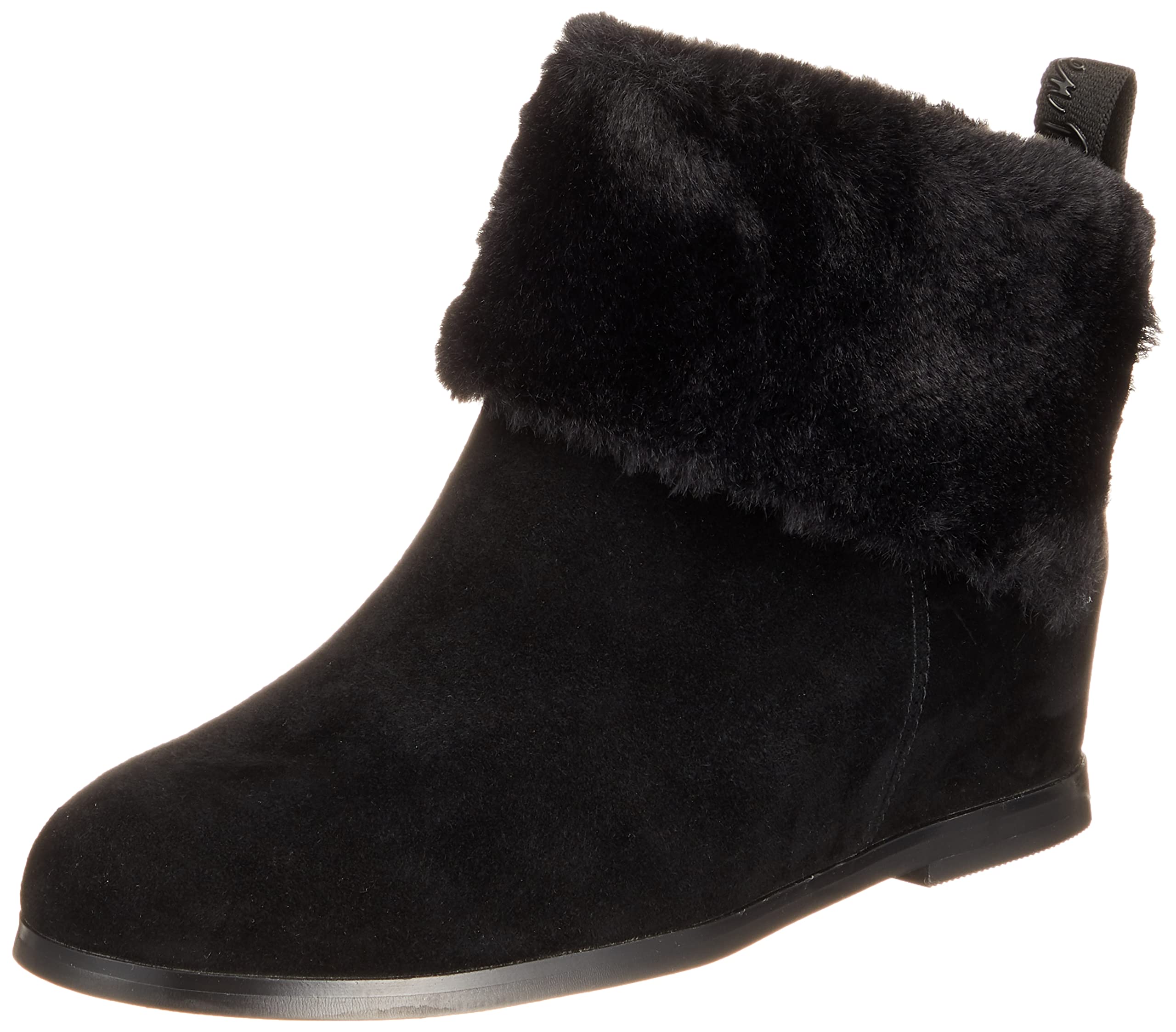 

en 2WAY Boa Short Boots for Women 2722 Black Suede cm E [LANVIN BLUE] 22.5