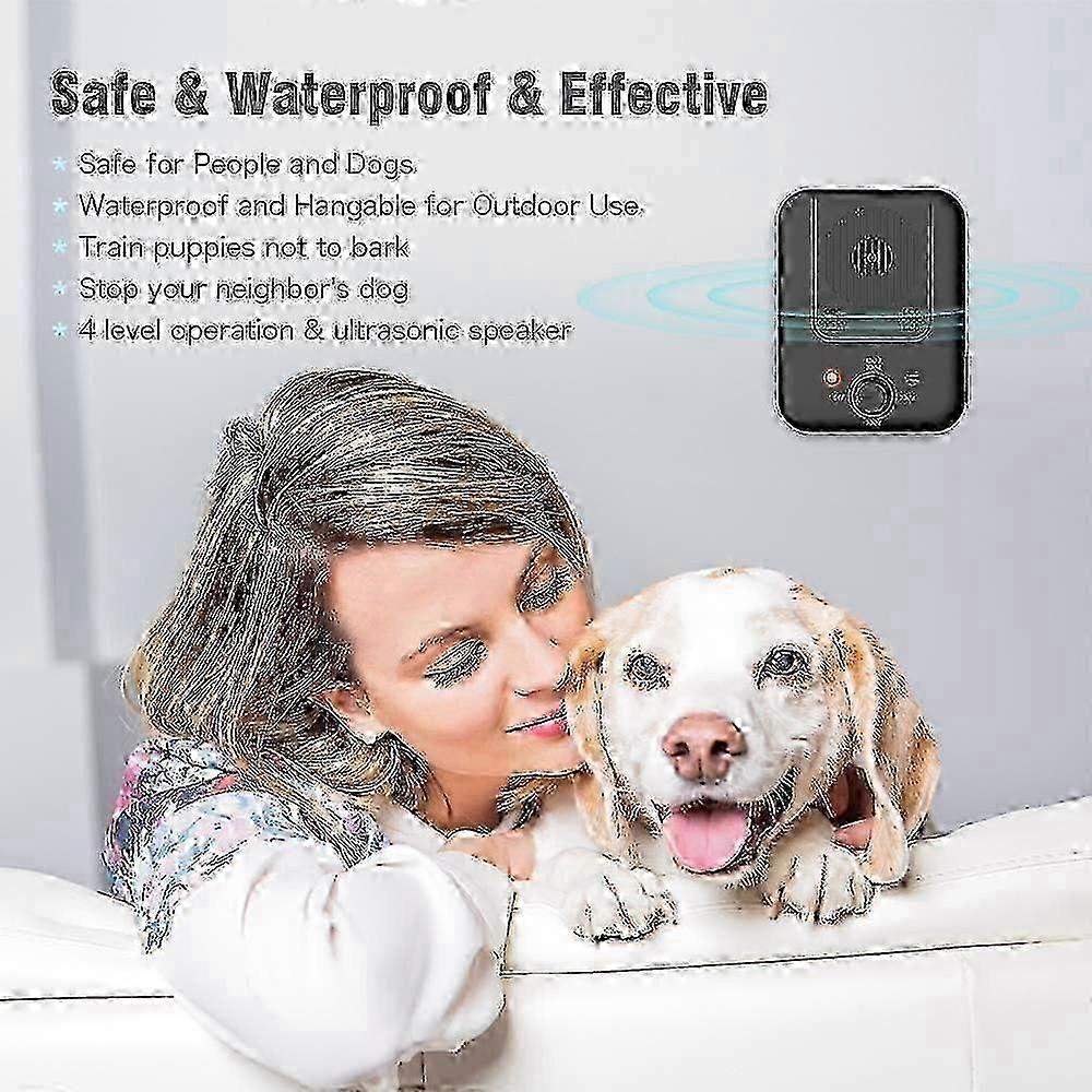 2025 New Dog Anti Bark Device Adjustable Frequency 3 Ultrasonic Anti Bark Device Dog Training Anti Bark For -cn,zxl