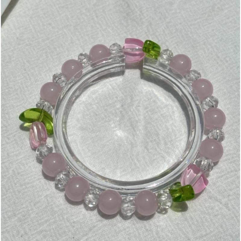 Lily of the Valley Butterfly Bracelet - Multi-Style Beaded Star & Moon Design