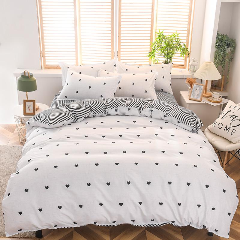 3-piece Printed Bedding Set - Soft Polyester, Machine Washable, Includes 1 Duvet Cover and 2 Pillowcases for Bedroom, Guest Room