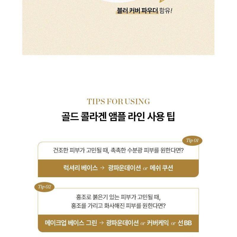 The Face Shop Fmgt Gold Collagen Ampoule Makeup Base