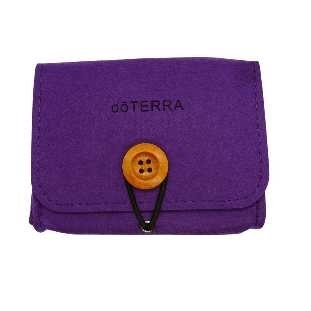 

Shockproof Durable Practical Essential Oil Case Bottles Holder Storage Bag for 10ML Bottles темно-фиолетового