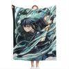 Demon Slayer Microfiber Blanket School Bed Blankets for Winter Luxury Cover Throw Sofa Knee Fluffy Soft Anime Summer & Throws