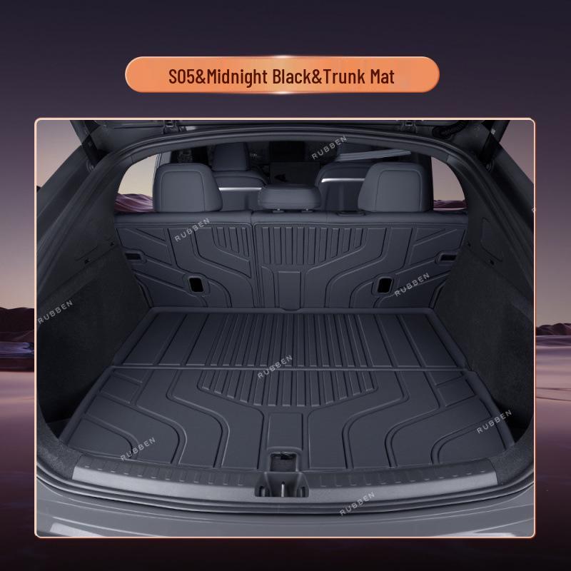 Deep Blue S05 Car Floor Mats: TPE Full Surround, Fits 26 Models, Customizable Car Accessories.