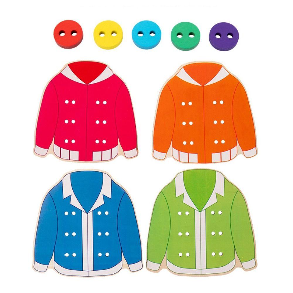 

Montessori Toddler Dressing Learning Toys Clothing Early Educational Toys Gift