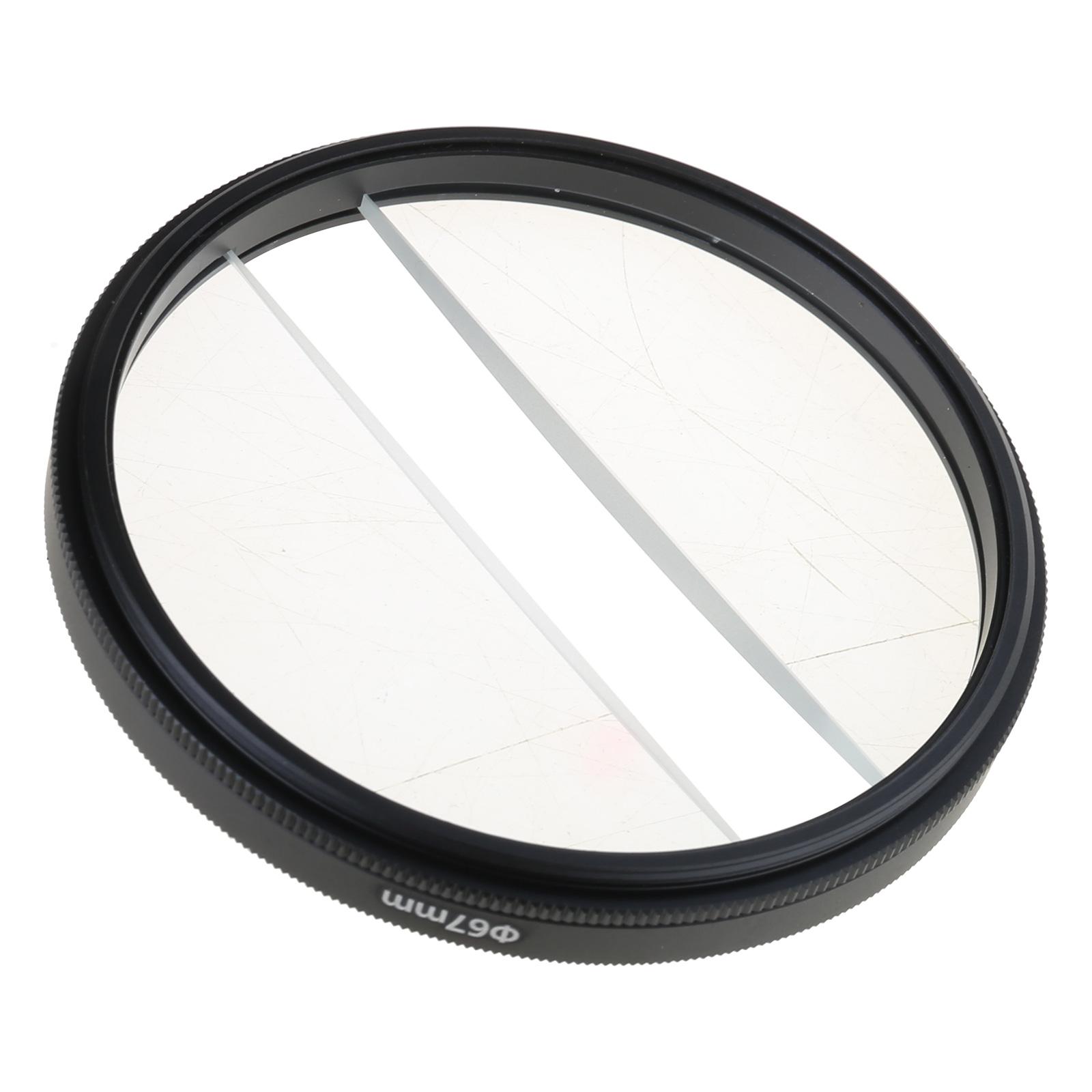 

Split Diopter Filter Photography Filter Center Special Effect Split Diopter FX Filter 67