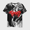 Anime Berserk Guts Printed T-shirts 3D Men/Women Stylish Harajuku Tee Shirt Casual Personality Short Sleeve Top Clothing