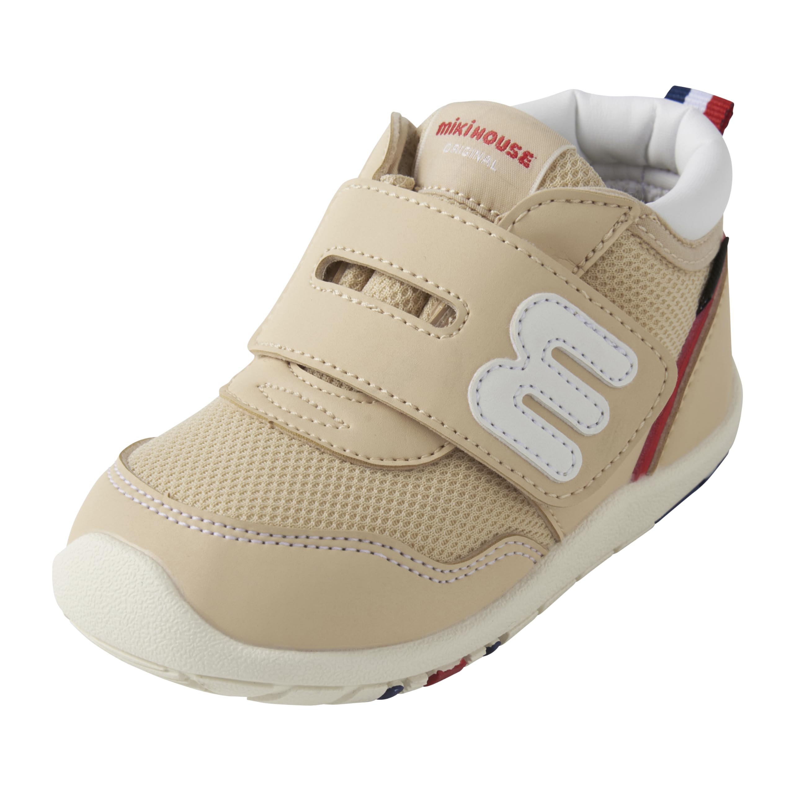 

MIKI HOUSE Baby Shoes 2E 11-9306-688 Beige, 15.5 cm, бежевый