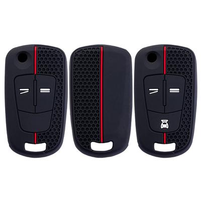 Silicone Car Remote Key Case Cap Cover Shell Fob For Opel Vauxhall Astra H Corsa D Vectra C Zafira Astra Vectra Signum 2/3Bnt