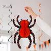Festive Corridor Hanging Decor Halloween Honeycomb Decor, Waterproof Paper Witch Bat Pumpkin Ornament Bright Color Ornaments for Party Ceiling Window