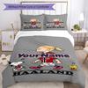 Haaland 207 Customize Your Name Bedding Set Breathable Duvet Cover with Pillowcases Home Decoration Birthday Gift
