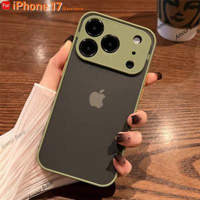 Luxus Matte Silikon Stoßfeste Handyhülle Für IPhone 17 Pro Max Air 13 11 12 14 15 16 Plus Bumper Transparent Weiche Abdeckung