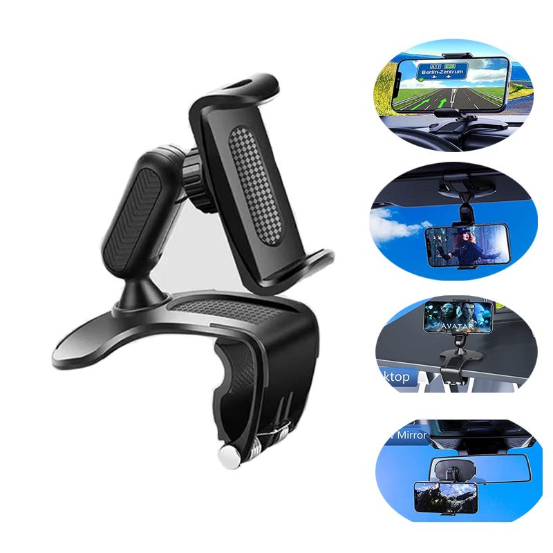 Car Phone Holder Mount 360 Degree Rotation Dashboard Cell Phone Holder