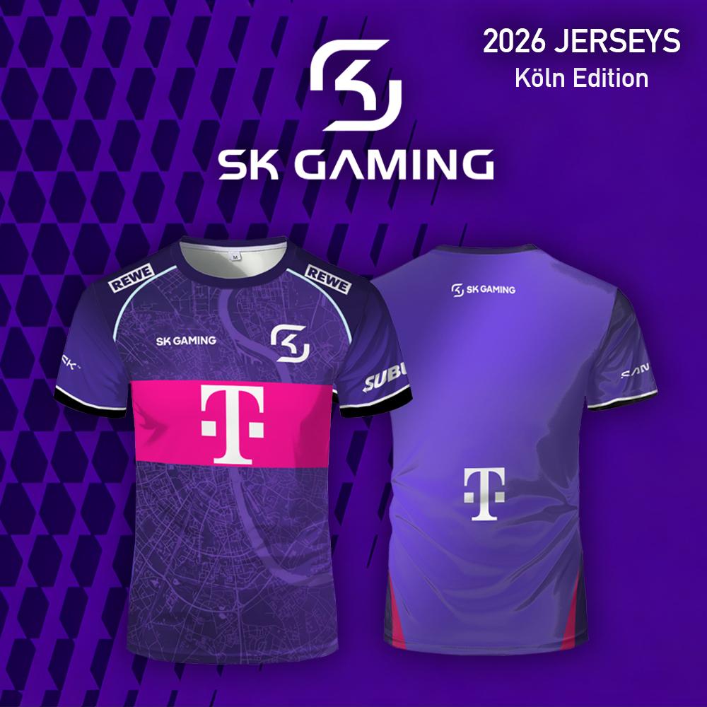 2026 SK Gaming Esports Team Jersey Customizable Nickname T-shirt Men's Women's Breathable Competition Training Uniform Fan Gifts