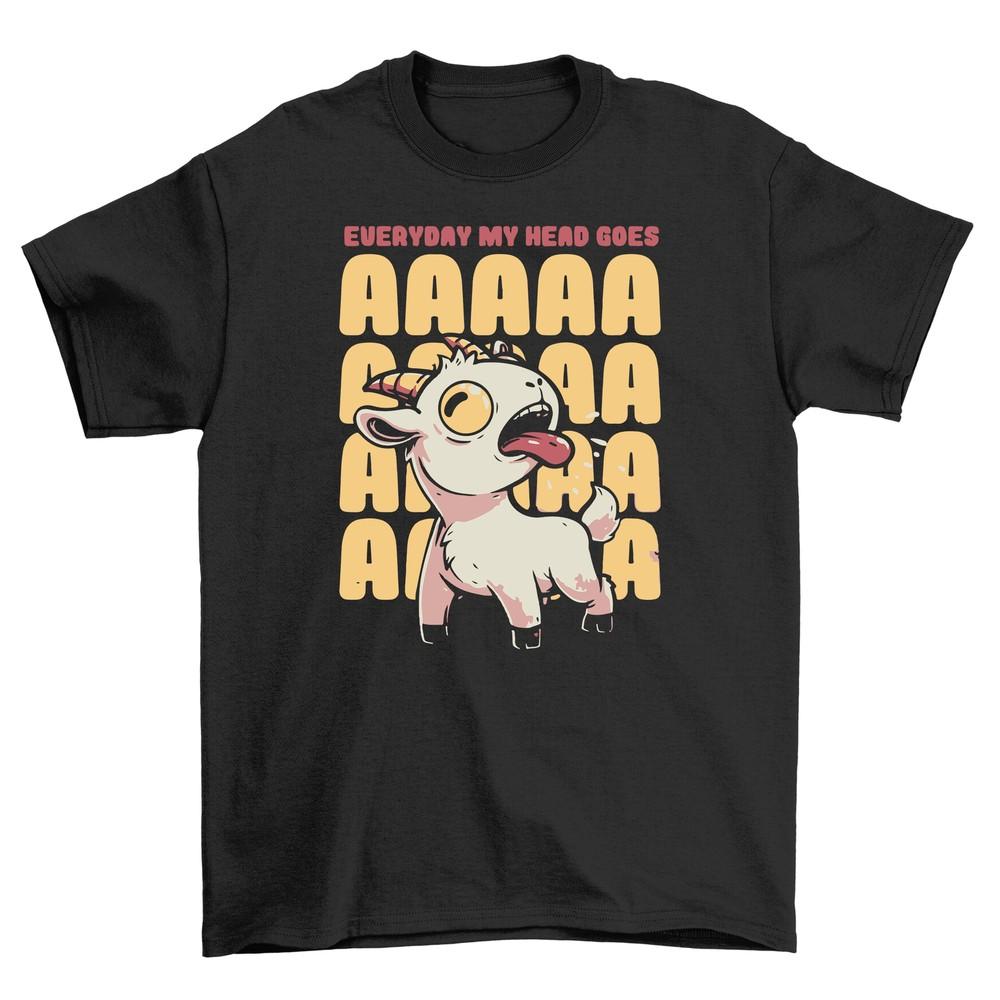 AAAAAA GOAT - Funny Goat Lover T-shirt for Men and Women, 100% Cotton, Unisex Pr