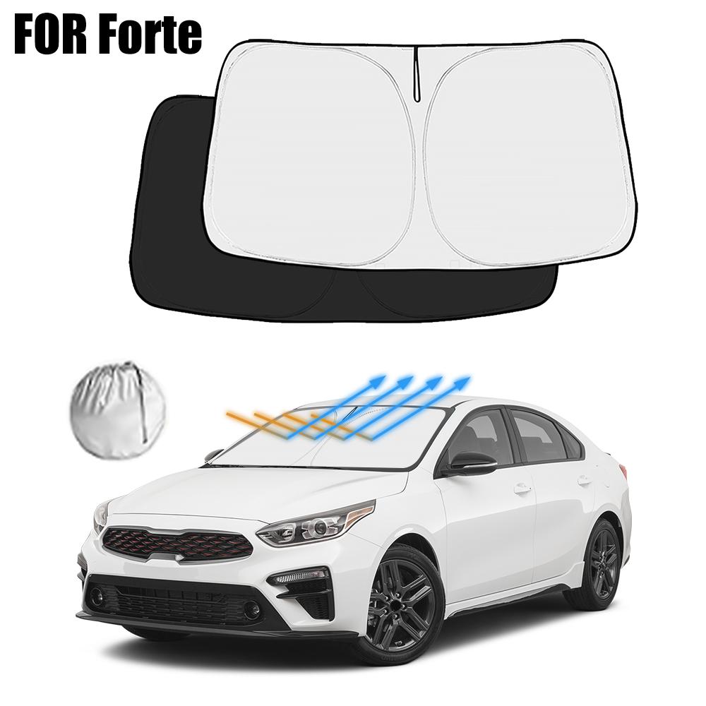 Auto-Windschutzscheiben-Sonnenschutzabdeckung für Kia Forte 2019-2026 2026 2026 2026 Frontscheiben-Sonnenschutz UV-Schutz Innenraumzubehör
