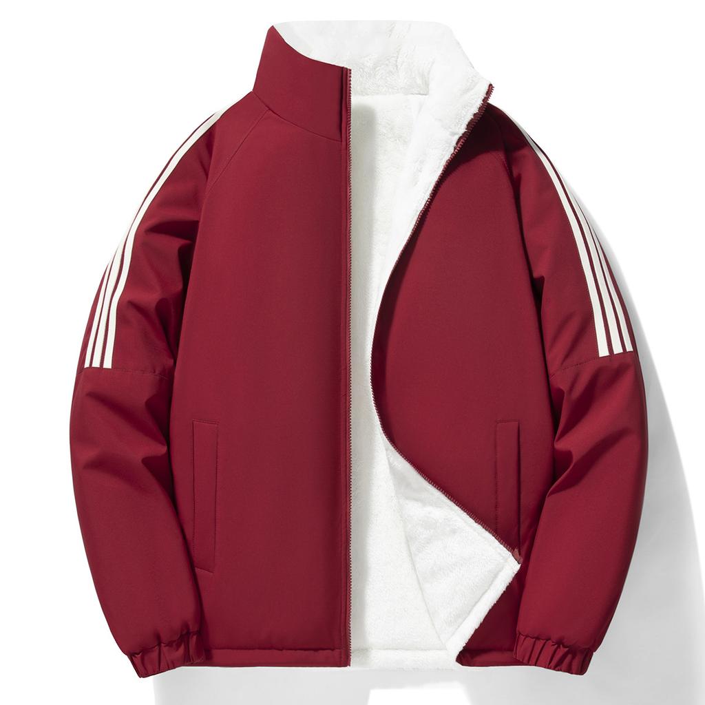 Cotton-padded Tops, Jackets, Cotton-padded Jackets, Thickened Velvet, New Cotton-padded Coats, Windproof, Thickened, Velvet, Youth Bakery Clothes