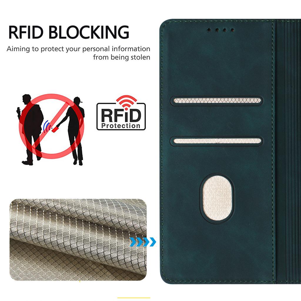 Wallet Case for X6d - Leather/PU, Dark Green