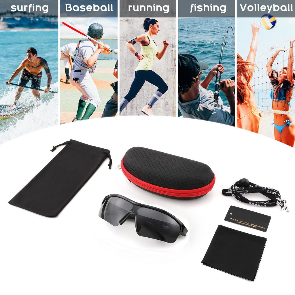 Karsaer Polarized Cycling Sunglasses and UV400 Sunglasses for and Product E1111 Men's Women's Sports, Baseball, Running, Fishing, Hiking, More.