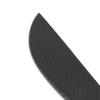 2PCS Car Front Bumper Spoiler Rubber Carbon Fiber Style Sticker for Auto Decoration