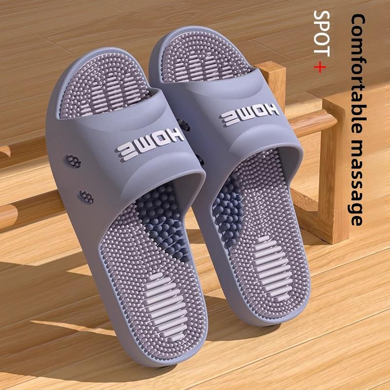 

Массажные тапочки из ЭВА для мужчин и женщин - Легкие, дышащие, противоскользящие и удобные, с мягкой подошвой, домашняя обувь для отдыха 40-41 серый