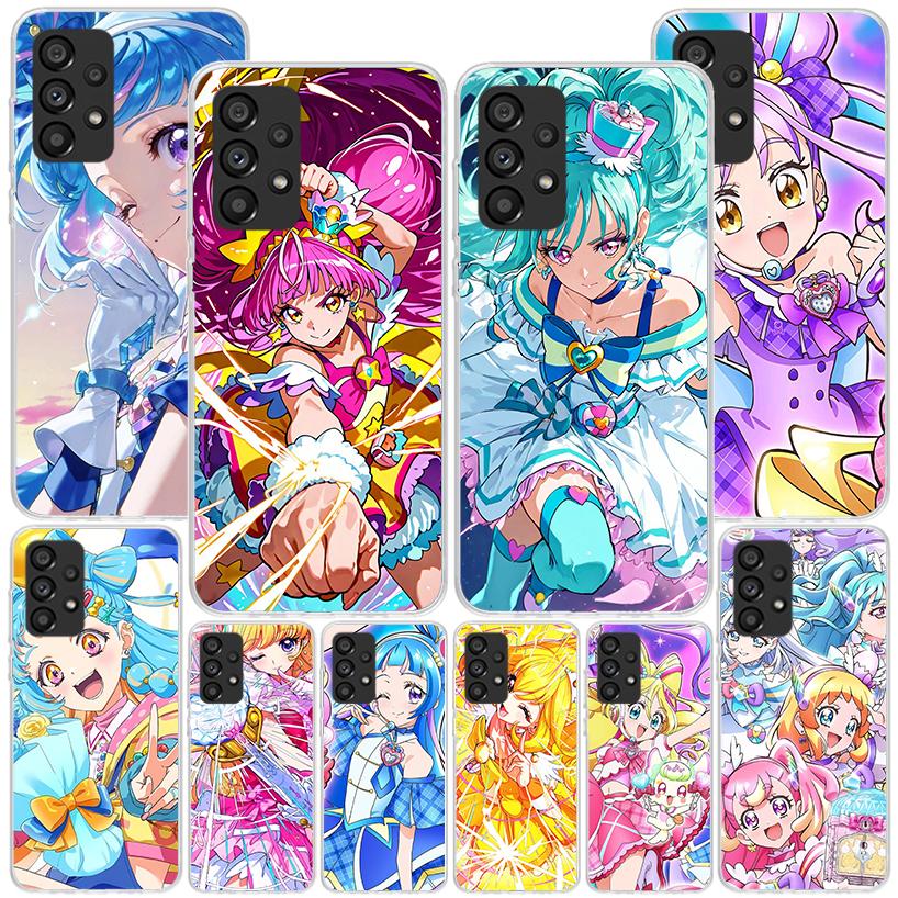 Pretty Cure Anime Phone Case For Samsung Galaxy A52 A32 A22 A12 A51 A31 A50S A30S A20S A10S Note 20 Ultra 10 Plus S10 A72 A71 Ga