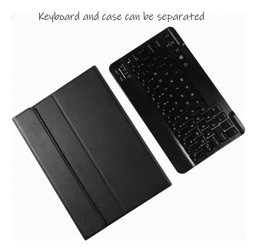 Huawei MatePad Mini Magnetic Keyboard & Leather Case for Honor Pad X7 8.7" with Pen Holder.