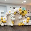 140PCS Bee Themed Balloon Wreath Suitable for Birthday Party Decoration, Summer Party Decoration Supplies