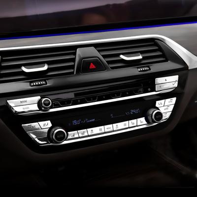 Araç İç Merkezi Kontrol Klima CD Paneli Düğmesi Yedek Kapak Çıkartmalar Oto Aksesuarları BMW G30
