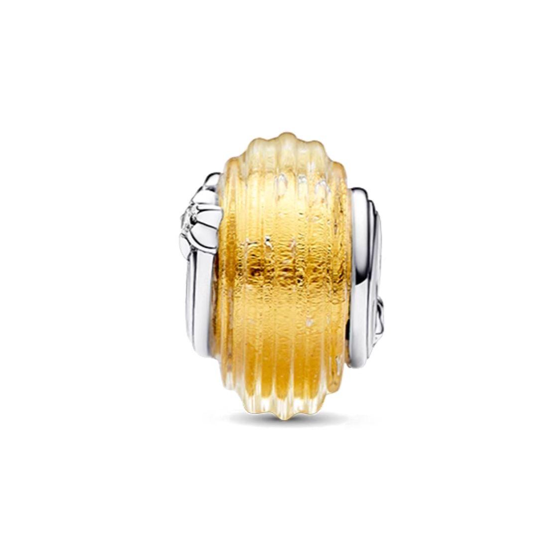 

Pandora Meteor Decoration Groove Pattern Pendant Women pendant Gold Silver Glass 792982C01 Box