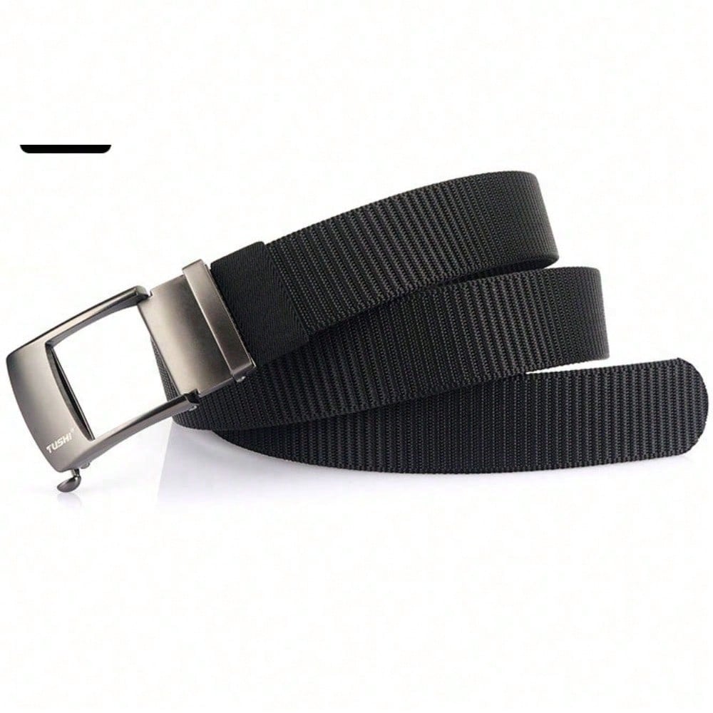 Toothless Automatic Buckle Belt Men's Casual Belt Breathable Versatile Jeans Belt