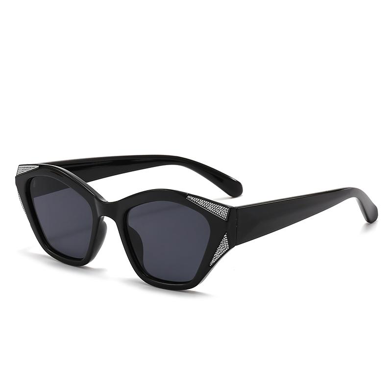 Cross-Border Specially Designed for Angular Cat-Eye Sunglasses Modern Retro Temples Sunglasses Lh179