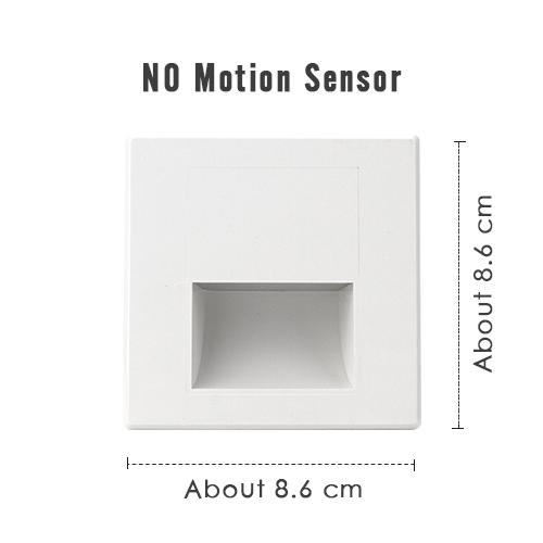 LED Bewegungssensor Nachtlicht PIR Induktion Einbau Wandleuchte Innenbeleuchtung Heimdekor Flur Treppe 220V 110V 3000K