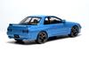FREESTYLE MOTORHELIX Scale Nissan Skyline Customized Version Cyan Blue Finished Model MH029CB 1/18 GT-R (R32)