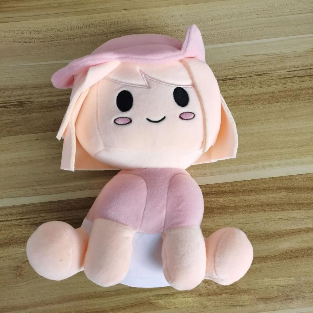 Plyšáci Blox Buddies 7,8 palce Blox Buddy s hnědými vlasy noob Plyšák mazlíček x Hračky Plyšový polštář Dekorace