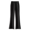 Spring 2025 High-Waisted Plus Size Women's Flare Pants - Casual Drape Suit Style for Middle-Aged Moms