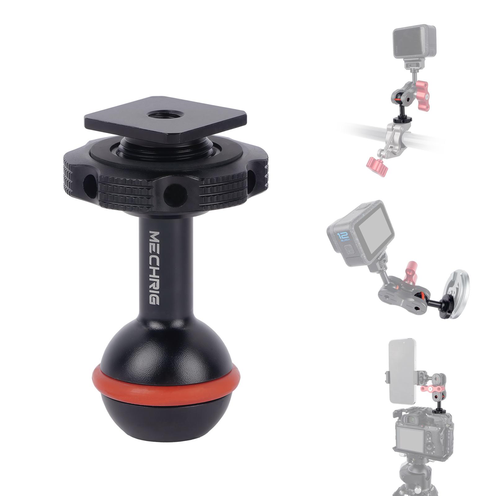 

Mechrig Dual 1/4 Screw Ball Head Magic Arm with Arri Locating Pin