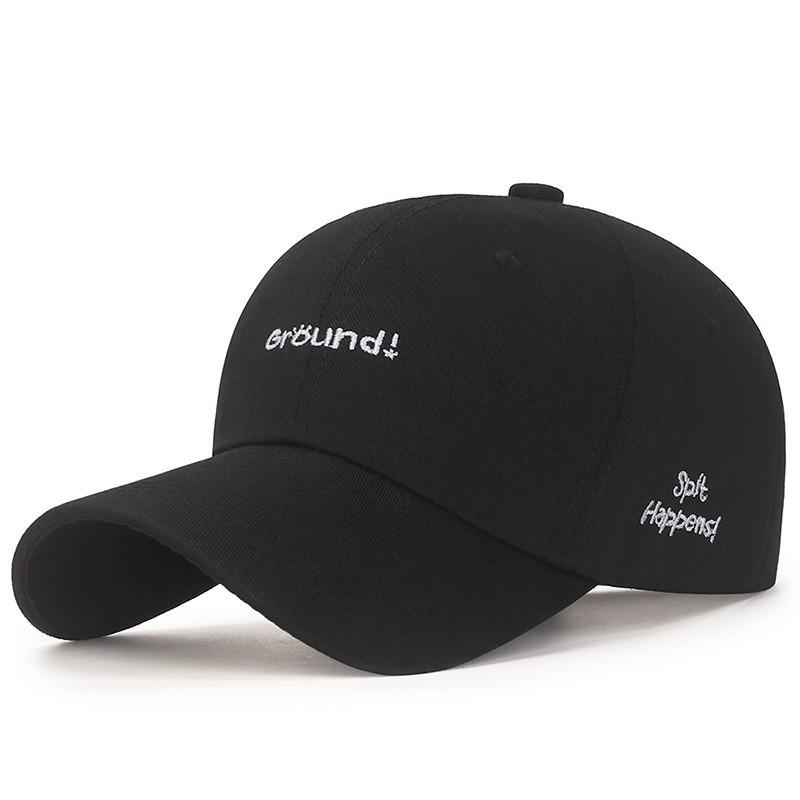 Korean-Style Trendy Unisex Sunshade Baseball Cap – Embroidered, Duckbill Design for Casual and Outdoor Wear.