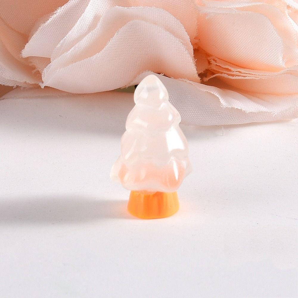 10 buc/Set Miniaturi Pom de Crăciun Micro Peisaj Drăguțe Ornamente de Crăciun Noctilucente de Masă