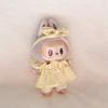 17cm Cute Mini Plush Doll's Clothes Outfit Accessories For Labubu Idol Dolls Cherry/Pineapple Three-piece Set Gift