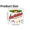New Christmas Toilet Sticker Self-Adhesive Waterproof Removable Wall Decal Bathroom Decor Sticker
