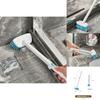 Hard Bristle Foldable Floor Brush For Bathroom And Tile Cleaning With Long Handle