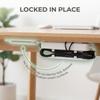 Space-saving No-drill Power Strip Holder Adhesive Sturdy Socket Fixer Wall-mounted Versatile Cable Organizer Dorm