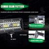 240W LED Work Light Bar 12 Inch for Trucks and SUVs with Wide Beam Angle and Easy Installation Fishing and Camping Trips