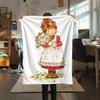 1 Stück Sarah Kay Motiv Flanelldecke, Hohe Qualität, Bequem für Alle Jahreszeiten, Heimdekoration, Wärme und Komfort, Perfekt für Weihnachtsgeschenke142
