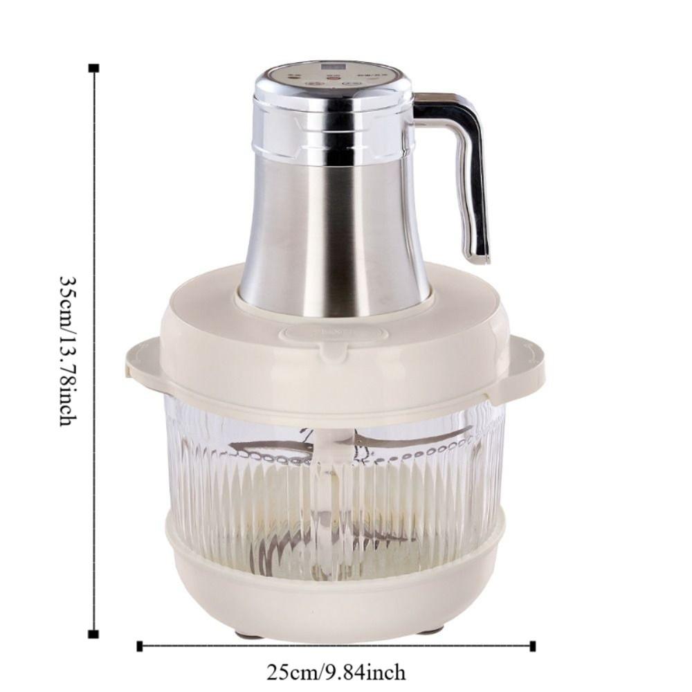 Large Capacity Automatic Meat Grinder Efficient Effort-saving Automatic Kneading Machine Non-slip Base Vegetables Chopper