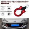 JDM Red Track Racing Tow Hook Trailer For 2013-2022 Subaru WRX STI BRZ Impreza