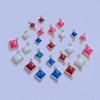 New Arrived 14K Gold Filled Diamond Shape Synthetic Opal Pendant Connector DIY Accessories
